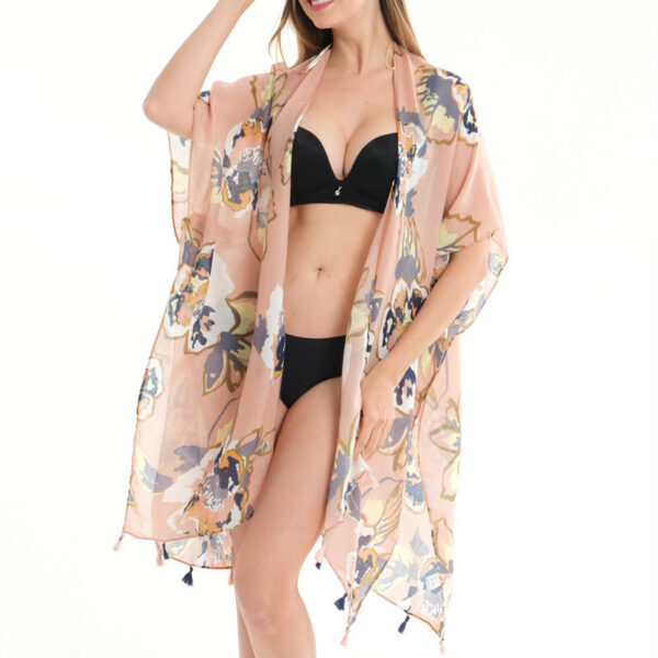 Beach Sun Protection Bikini Blouse - Image 4