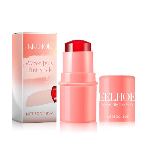 EELHOE Fruit Jelly Blush Lip Gloss Stick Lazy Contouring Even Skin Tone Brightening And Colorful Easy To Apply Lip Gloss Stick - Image 2