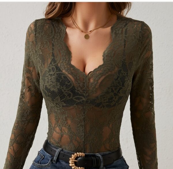 New Floral Lace Top For Women - Image 6