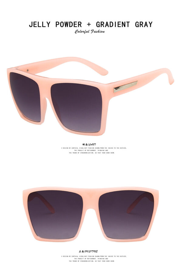 Large Rim Sunglasses Personalized Sunglasses - Image 4