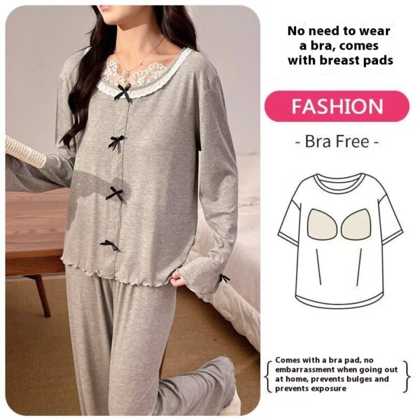 Pajamas Long-sleeved Modal Homewear - Image 5