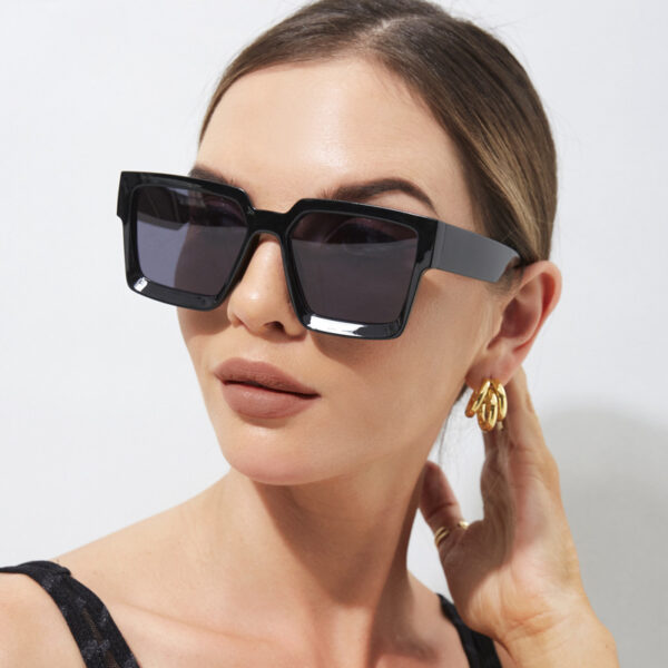 Large Frame Square Sunglasses Women's Fashion Sunshade