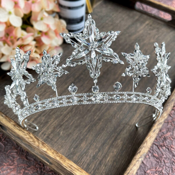 Photography Accessories XINGX Rhinestone Fashion Crown Headdress - Image 9