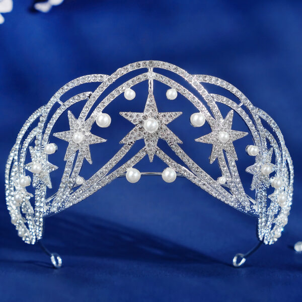 Light Luxury Socialite Style Hair Accessories Wedding Dress Headdress - Image 3