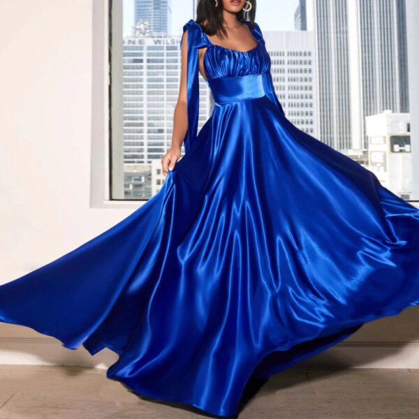 Fashion Sleeveless Camisole Gown Bridesmaid Evening Dress Dress Women - Image 5