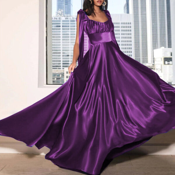 Fashion Sleeveless Camisole Gown Bridesmaid Evening Dress Dress Women - Image 8