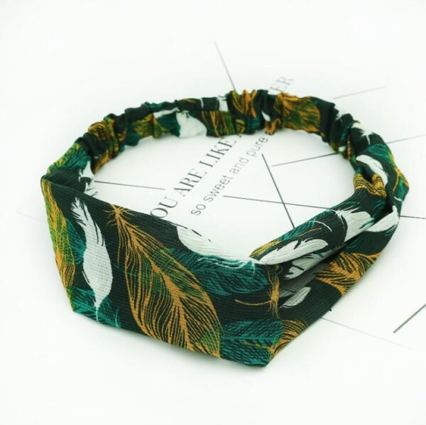 Women's Retro Style Printed Headband - Image 4