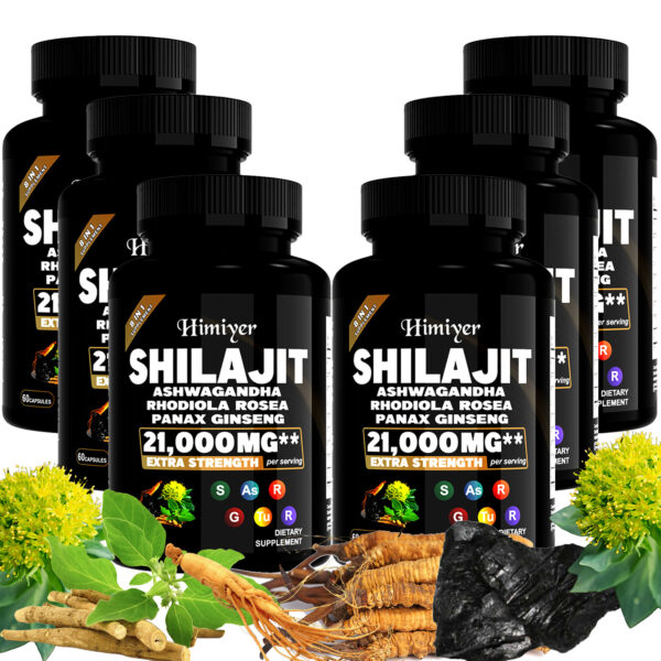 SHILAJIT ASHWAGANDHARHODIOLA ROSEAPANAX GINSENG21,000MG - Image 7