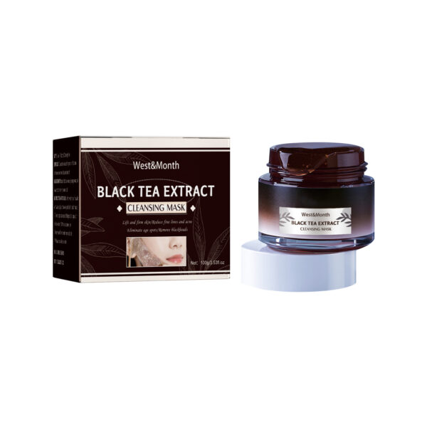 West&Month Black Tea Mask For Deep Cleansing, Refining Pores, Brightening Complexion, And Rejuvenating The Skin, A Type Of Application Mask - Image 2