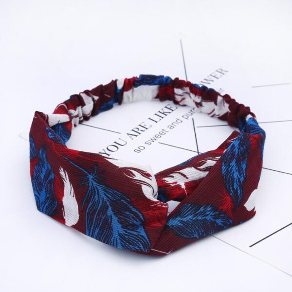 Women's Retro Style Printed Headband - Image 5