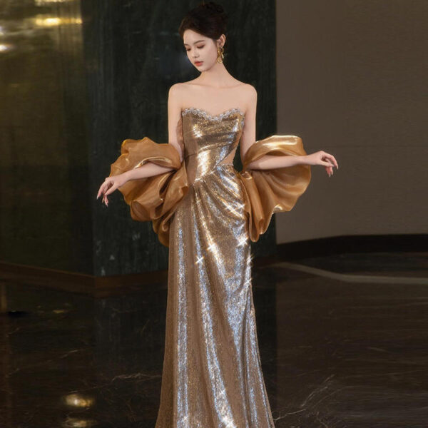 Niche Banquet Temperament Evening Dress - Image 8