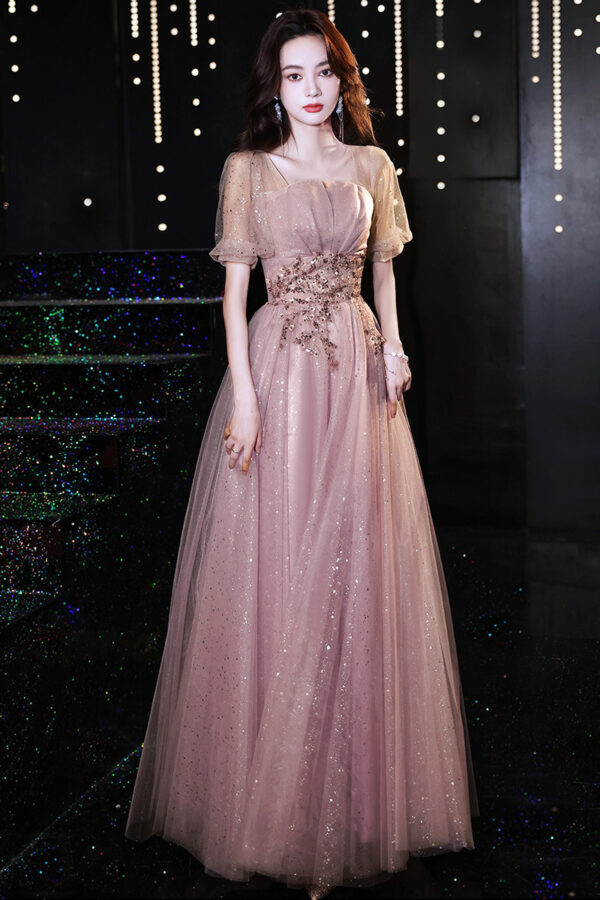 New Birthday Banquet Party Elegant Socialite Host Fairy Slim Evening Dress For Women - Image 2