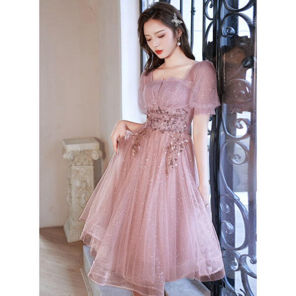 New Birthday Banquet Party Elegant Socialite Host Fairy Slim Evening Dress For Women - Image 8