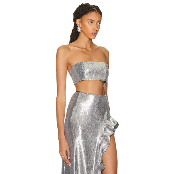 Women's Irregular High-end Sequin Skirt Set - Image 3