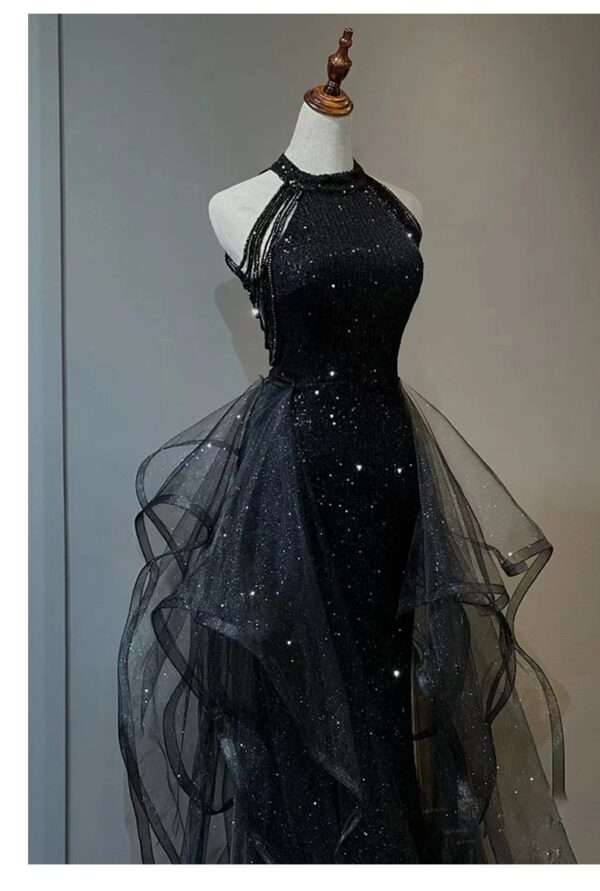 Black Evening Dress For Women - Image 6