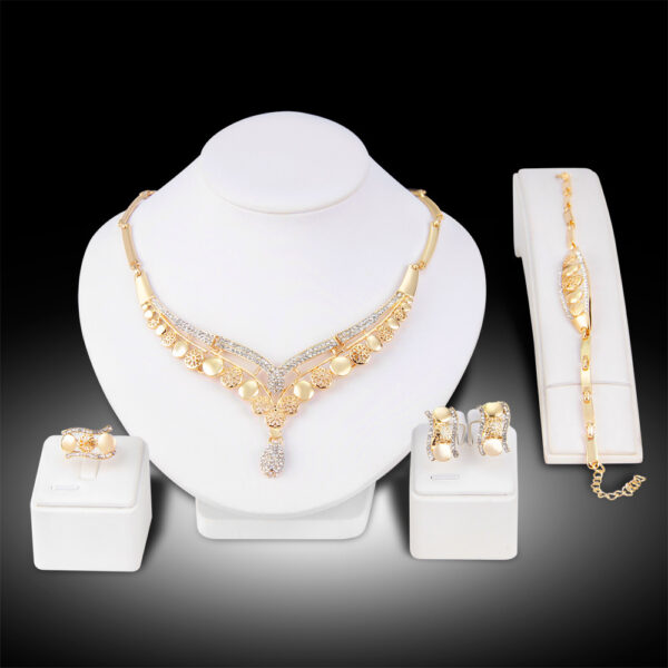 New European And American Exaggerated Jewelry Sets, Women's Bridal Jewelry Four Sets - Image 6