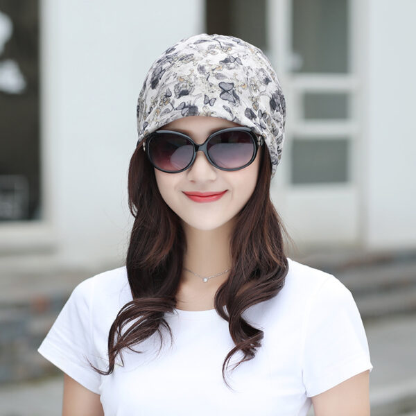 Baotou Silk Scarf Thin Air Conditioning Hat After Chemotherapy - Image 5