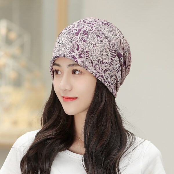 Baotou Silk Scarf Thin Air Conditioning Hat After Chemotherapy - Image 9