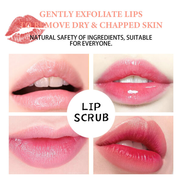 EELHOE Strawberry Lip Scrub, Moisturize Lips, Prevent Dry Crack, Moisturize Dead Skin, And Fade The Corners Of Lips - Image 3