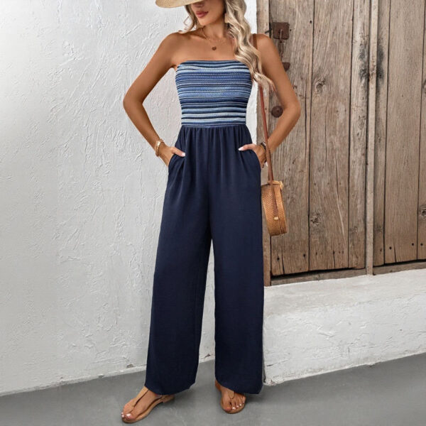 European And American Leisure Simple Jumpsuit - Image 4