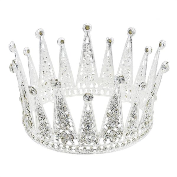 Fashion Bridal Hair Accessories Alloy Hollow Diamond Crown - Image 4