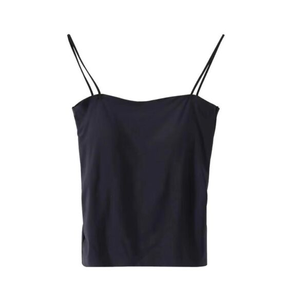 Solid Color Camisole Women's Summer Base Long Tube Top - Image 8