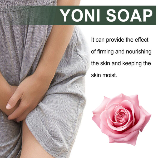 Rose Soap For Women's Skin Care And Bath Cleanses Odors, Relieves Physical Discomfort And Relieves Itching - Image 7