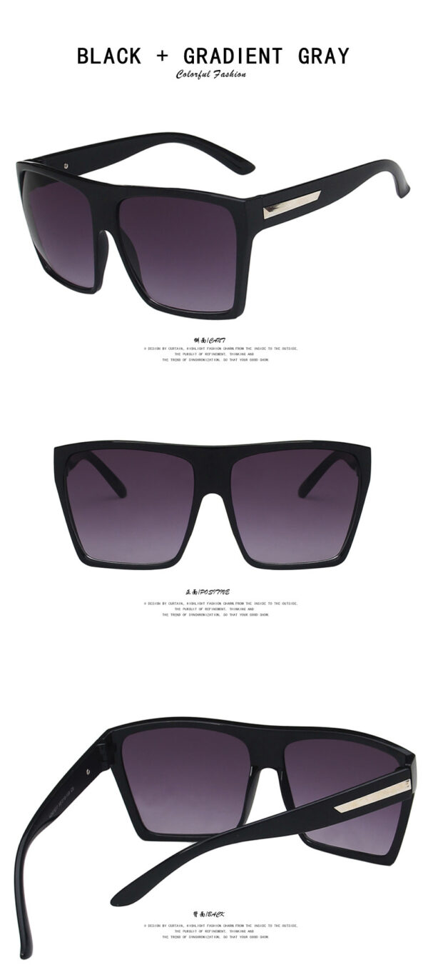 Large Rim Sunglasses Personalized Sunglasses - Image 6