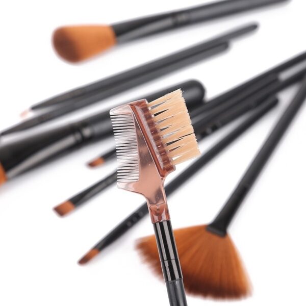 12pcs Makeup Brush Set Blush Eyeshadow Eyelash Highlighter Makeup Brush - Image 4