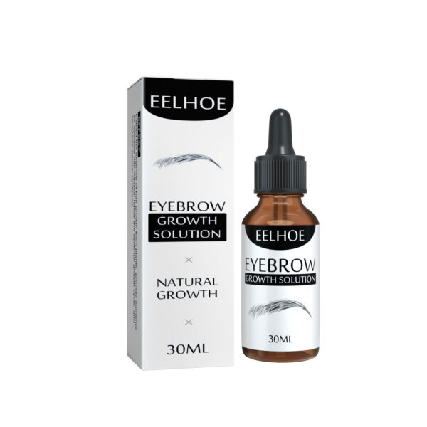 EELHOE Eyebrow Liquid - Black, Dense Natural Essential Oil Liquid For Thick Eyebrow Repair, Gentle Moisturizing Care Liquid - Image 6