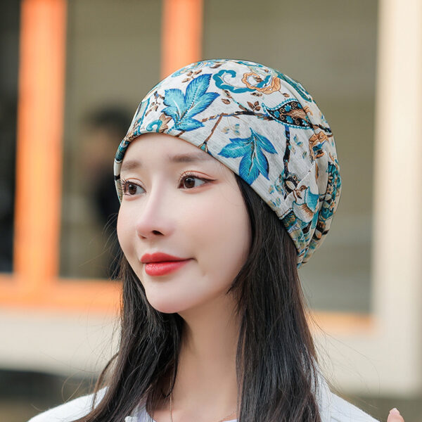 Baotou Silk Scarf Thin Air Conditioning Hat After Chemotherapy - Image 3