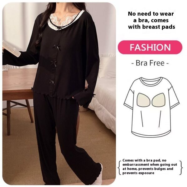 Pajamas Long-sleeved Modal Homewear - Image 3