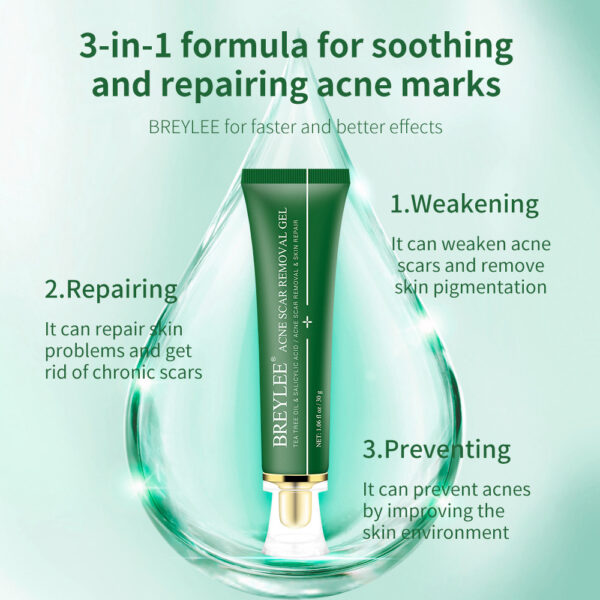 Acne Scar Removal Gel Tea Tree Qu Dou Printing - Image 5