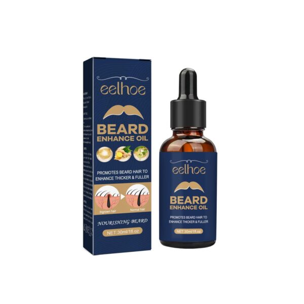 EELHOE Beard Care Oil - Strengthen And Nourish Beard Roots  Moisturizing And Shine-Enhancing Beard Growth Serum For Men Hair Care Hydrating - Image 7