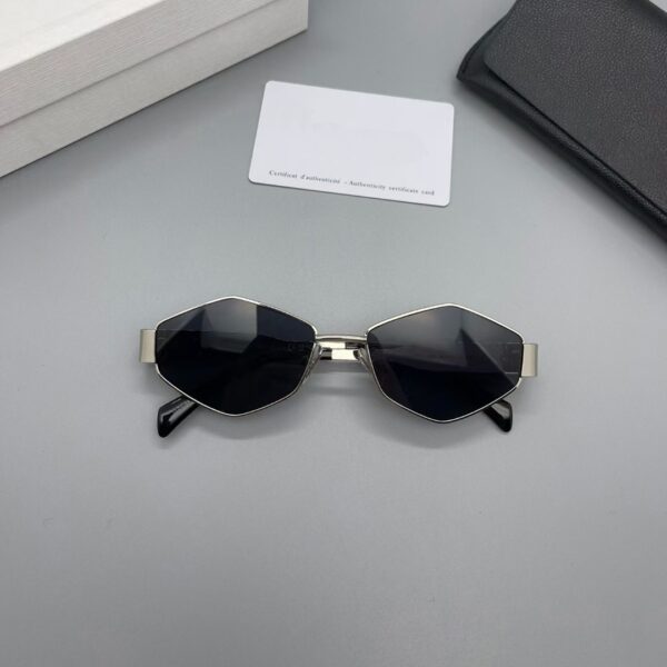 Metal Polygon Ins Personality Fashion Sunglasses - Image 3