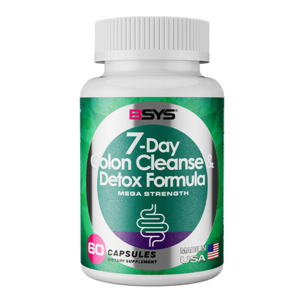 BSYS 7 Day Colon Cleanse & Detox Formula 60's - Image 7