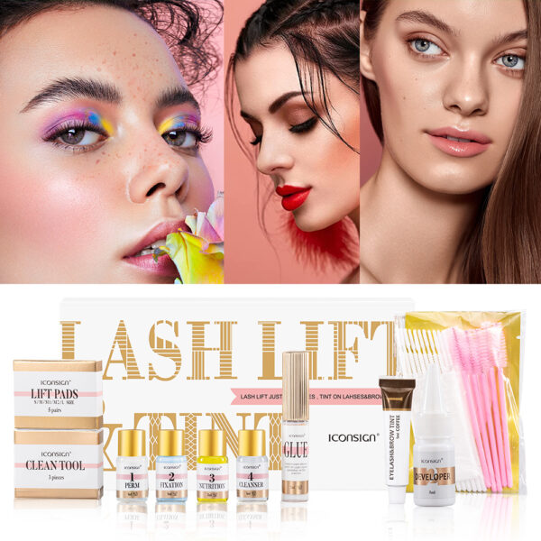 ICONSIGN Lash Lift EyeLash Eyebrow Dye Tint Kit Lashes Perm Set Brow Lamination Makeup Tools - Image 2