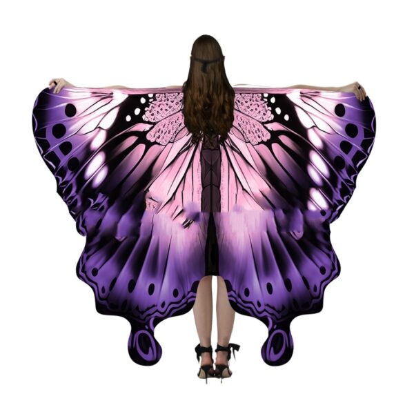 European And American Butterfly Talma Halloween Costume - Image 5