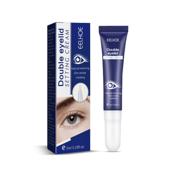 EELHOE Double Eyelid Fixing Cream - Traceless, Invisible, Long-lasting, Waterproof, Firming, Natural, Quick-drying Eye-enlarging Beauty Eye Cream - Image 5