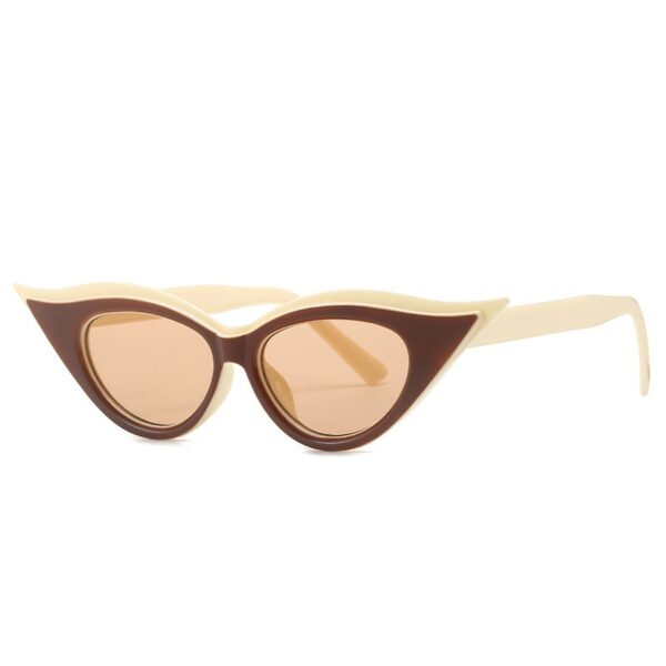 Cat Eye Pointed Model Style Sunglasses - Image 3