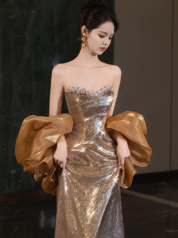 Niche Banquet Temperament Evening Dress - Image 2