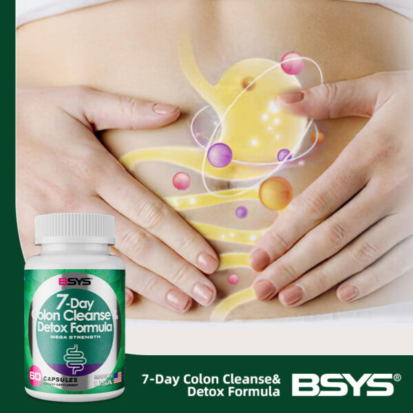 BSYS 7 Day Colon Cleanse & Detox Formula 60's - Image 2