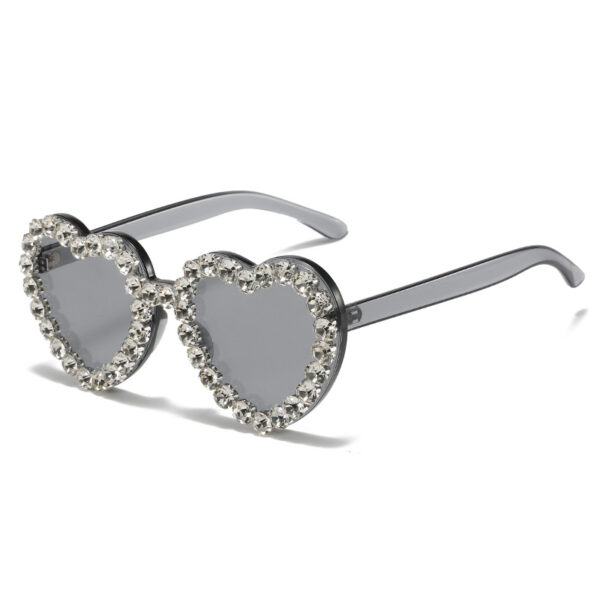 Fashionable All-match Peach Heart Sunglasses For Women - Image 10