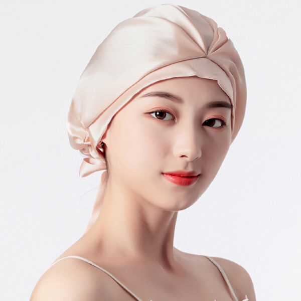 Fashion Home Sleep Lunch Break Hair Care Hat Satin - Image 6