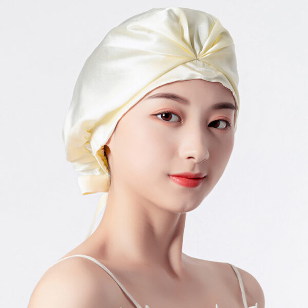 Fashion Home Sleep Lunch Break Hair Care Hat Satin - Image 7