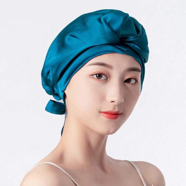 Fashion Home Sleep Lunch Break Hair Care Hat Satin - Image 5