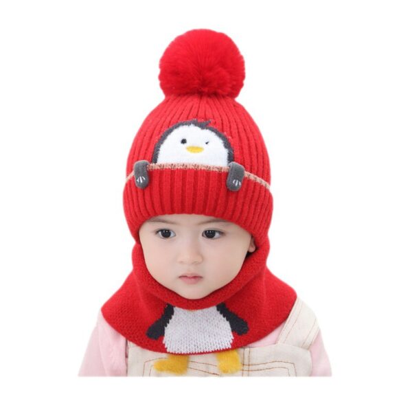 Children Hat Children Fleece-lined Thickening Woolen Cap - Image 8