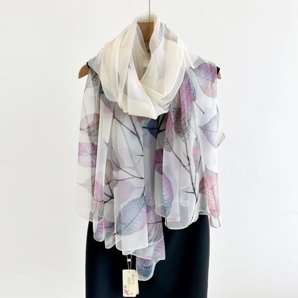 Women's Fashionable All-match Long Printed Anti-DDoS Scarf - Image 7