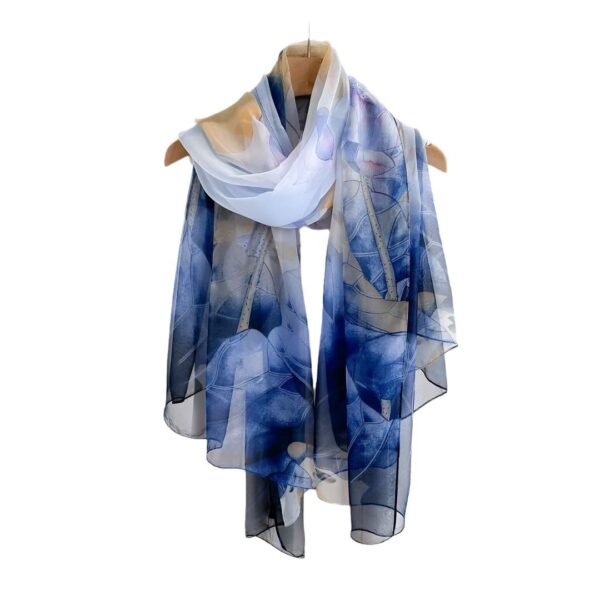 Women's Fashionable All-match Long Printed Anti-DDoS Scarf - Image 2