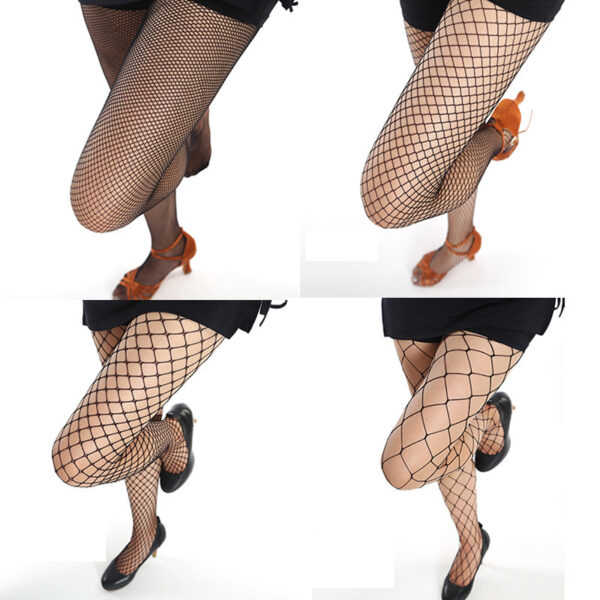 Plus Size Fishnet Stockings Black Silk Female Four Seasons Thin Super Elastic Romper - Image 6